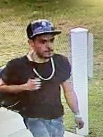 Suspect seen on church property